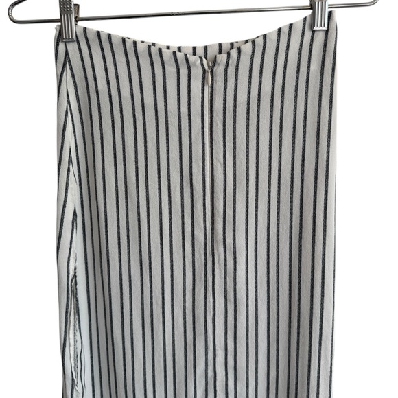 Reformation Striped Side Slit Midi Skirt, Size S - Picture 7 of 8